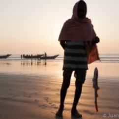 Pescador en Gopalpur