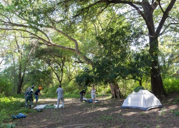 acampada en Takuta